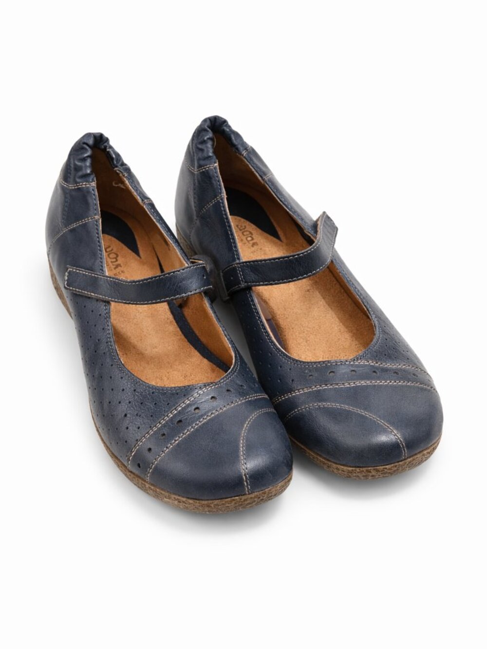 Taos Step It Up Mary Jane Flats Blue Size US 8-8.5 EU 39 Southwestern Comfort